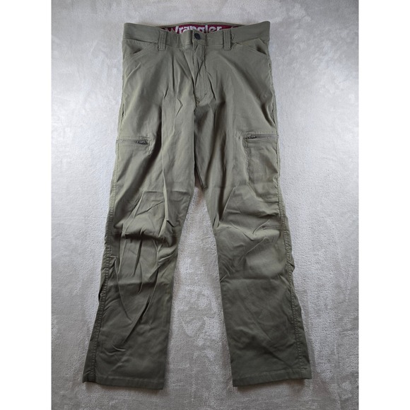Wrangler Other - Wrangler Cargo Hiking Pants Mens 34/32 Fit 34/30 Outdoor Stretch Trousers